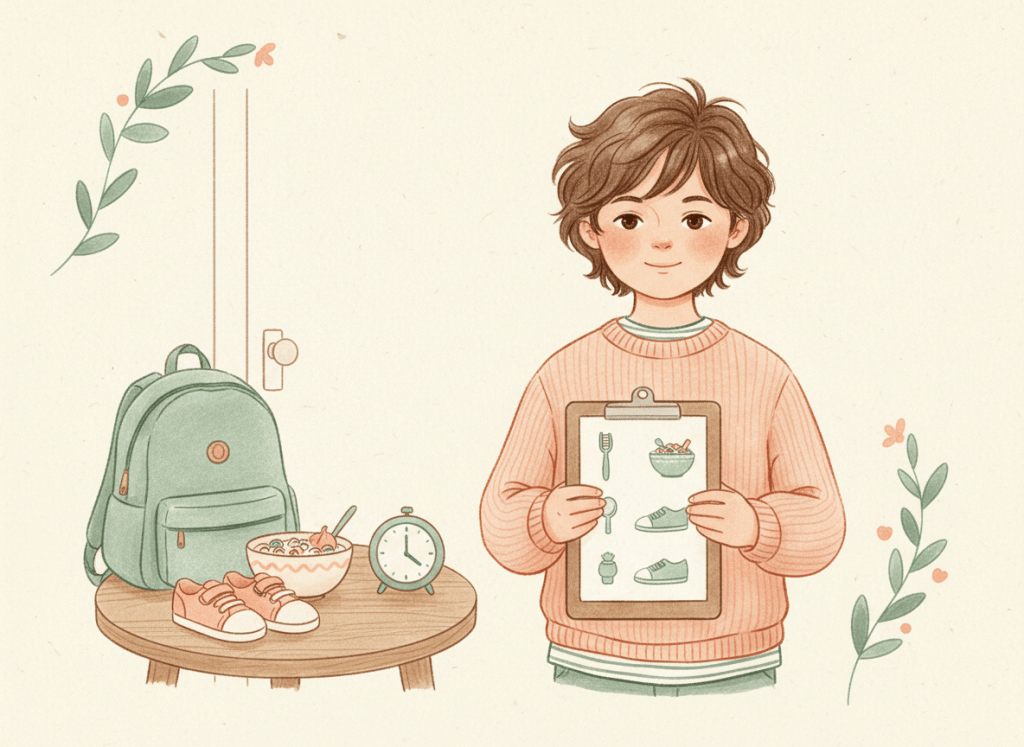 How to Build a School Morning Routine Kids Can Actually&nbsp;Follow
